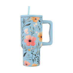 ΘΕΡΜΟΣ STRAW TUMBLER XL SAVE THE AEGEAN 900ml SKY GARDEN