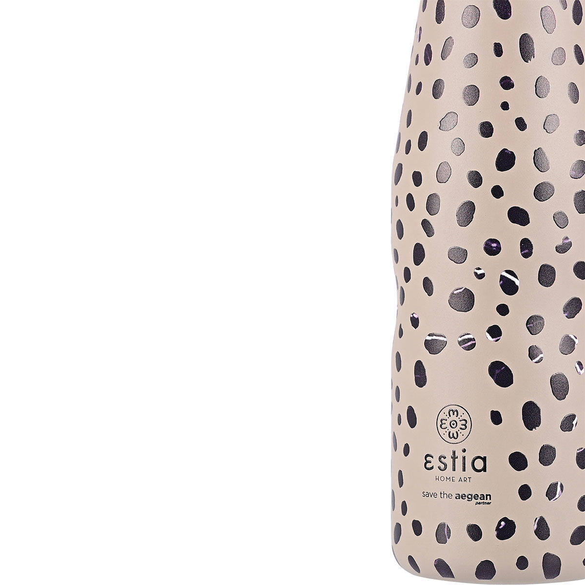 ΘΕΡΜΟΣ TRAVEL FLASK SAVE THE AEGEAN 500ml LEOPARD TAUPE - Image 2