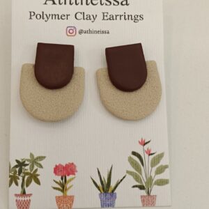 Athineissa Handmade Brown Toned Earings