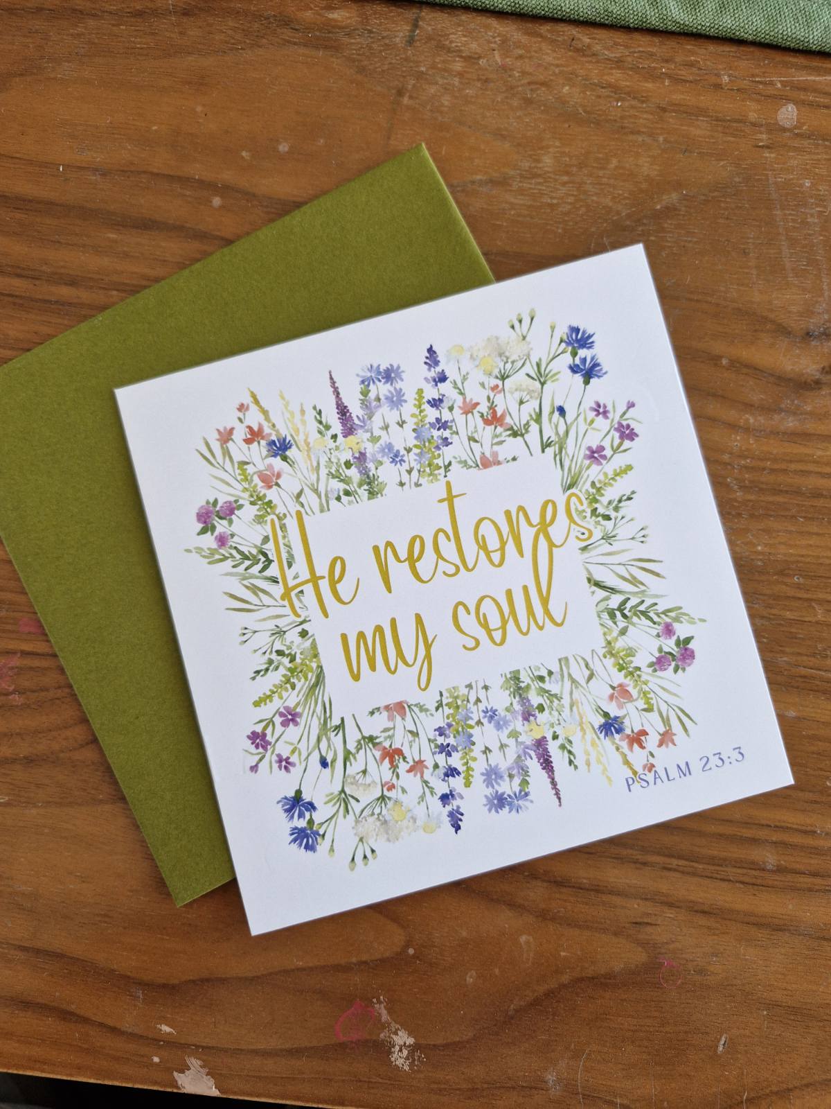 He Restores Psalm 23:3